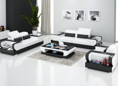 Sofagarnitur 3+2+1 Sitzer Set Design Sofa Polster Couchen Couch Modern Luxus